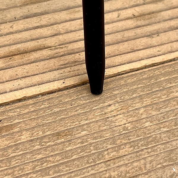 26ミニフェンス ブラック(差込後高さ34.5cm)