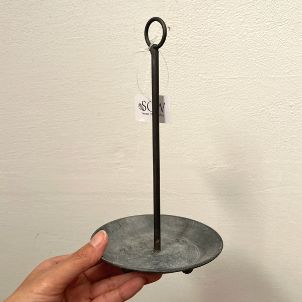 ブリキトレイ：ハンギングソーサー（直径約12.5cm）Sサイズ1枚（BAGT4100S）