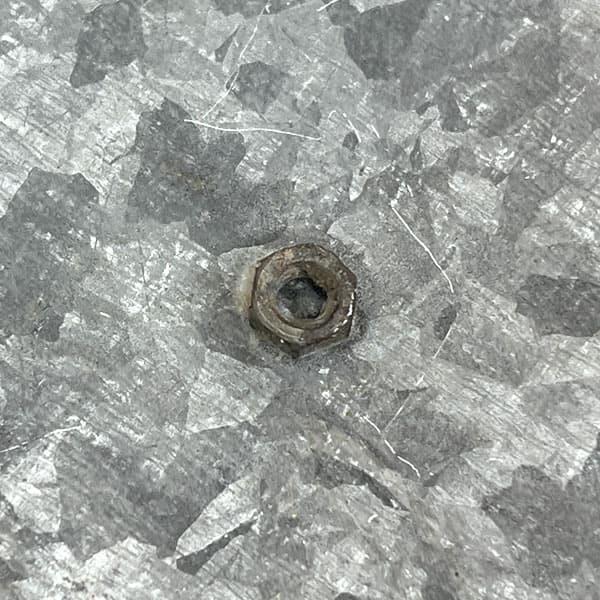 ブリキトレイ：ハンギングソーサー（直径約15cm）Mサイズ1枚（BAGT4100M）