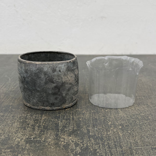 ブリキプランター オーバル XXSサイズ(BAGP1002XXS)