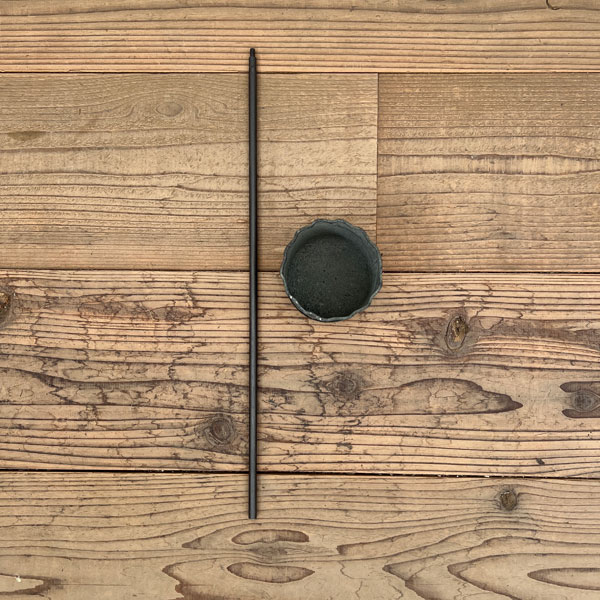 ブリキガーデンピック ラウンドポット(長さ55cm)(BAGG1005)