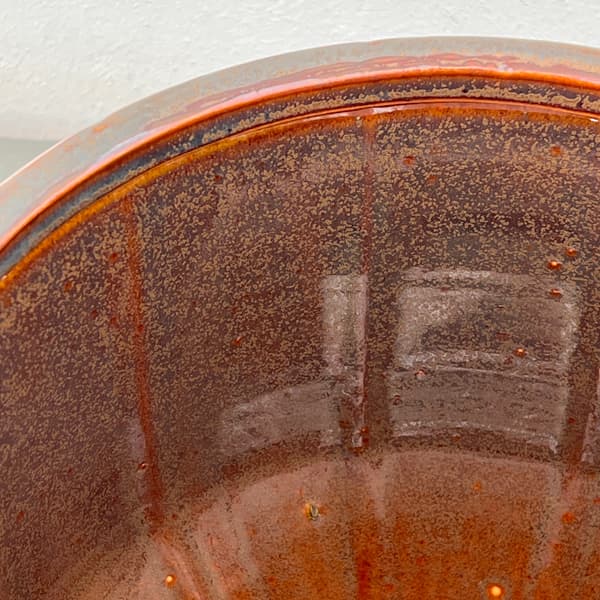 エンシェント ポット アンド ソーサー XLサイズ ブラウン（直径22.5cm、高さ20.2cm）