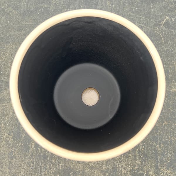 パルサー ポット アンド ソーサー Sサイズ ホワイト（直径12cm×高さ12cm）