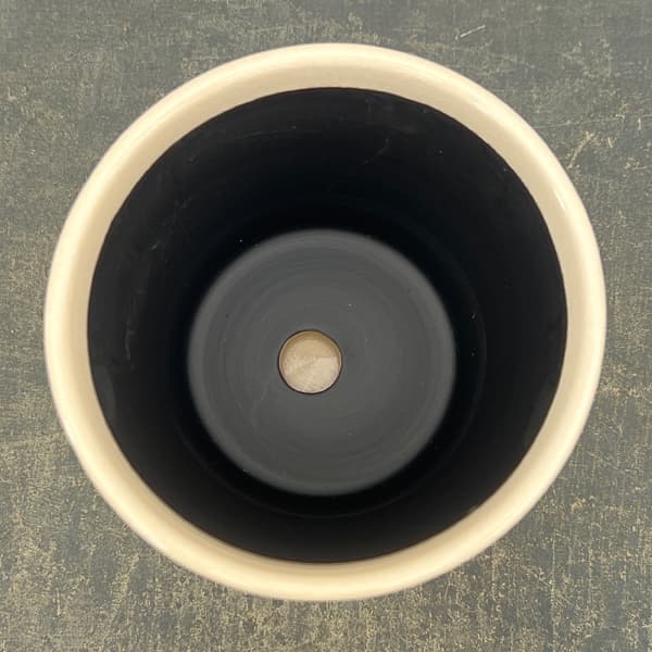 パルサー ポット アンド ソーサー Mサイズ ホワイト（直径13.5cm×高さ14cm）