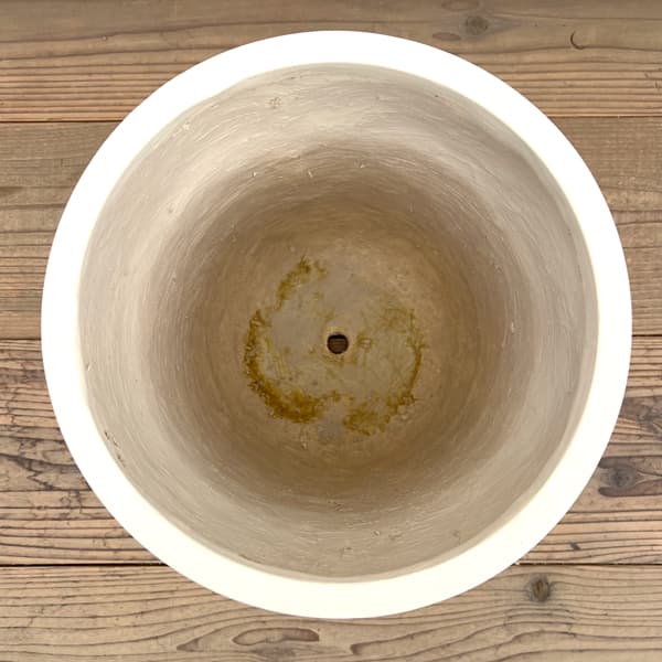 フラップ プランター26/31 M アイボリー(直径26.5cm、高さ34cm)