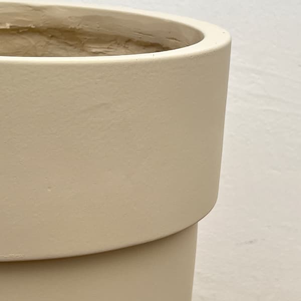 フラップ プランター26/31 M アイボリー(直径26.5cm、高さ34cm)
