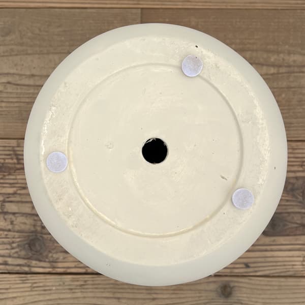 フラップ プランター26/31 M アイボリー(直径26.5cm、高さ34cm)