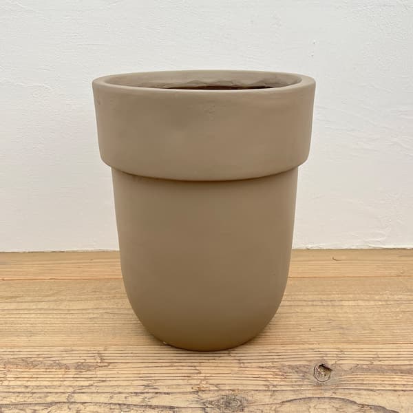 フラップ プランター26/31 M ブラウン（直径26.5cm、高さ34cm）