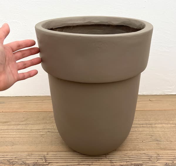 フラップ プランター26/31 M ブラウン（直径26.5cm、高さ34cm）