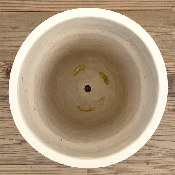 フラップ プランター26/31 L アイボリー(直径31cm、高さ41cm)