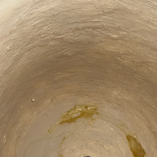 フラップ プランター26/31 L アイボリー(直径31cm、高さ41cm)