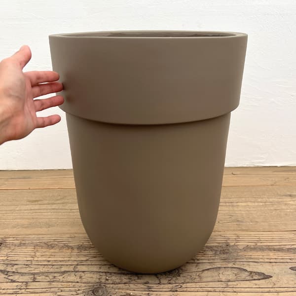 フラップ プランター26/31 L ブラウン（直径31cm、高さ41cm）