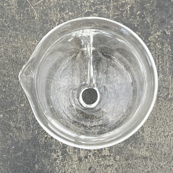 HARIO ビーカーの穴あき鉢 100ml 鉢皿付き(適応号数1.5~2号、直径55cm、高さ73cm)