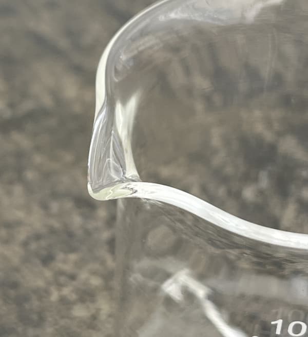 HARIO ビーカーの穴あき鉢 100ml 鉢皿付き(適応号数1.5~2号、直径55cm、高さ73cm)