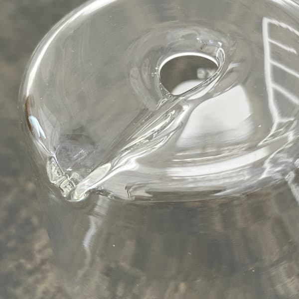 HARIO ビーカーの穴あき鉢 100ml 鉢皿付き(適応号数1.5~2号、直径55cm、高さ73cm)