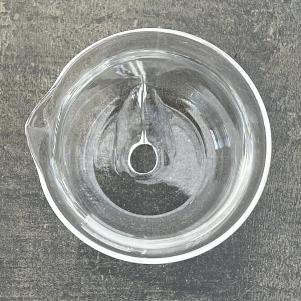 HARIO ビーカーの穴あき鉢 200ml 鉢皿付き(適応号数2~2.5号、直径67cm、高さ90cm)