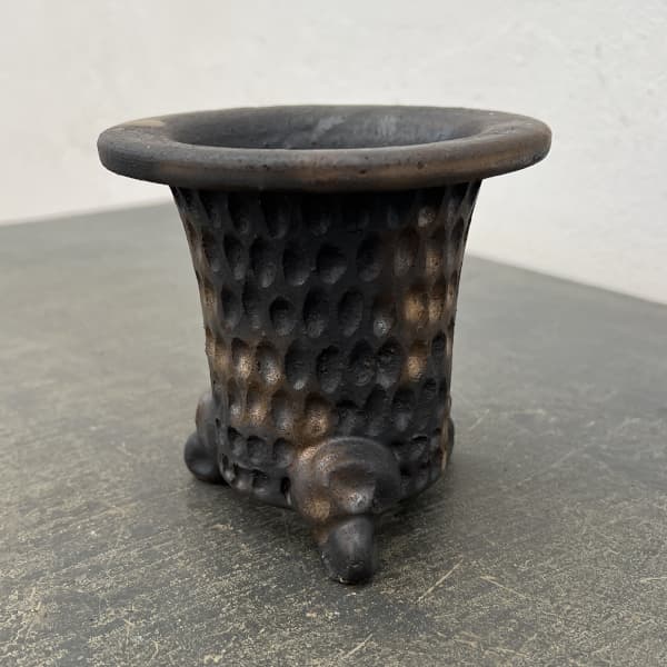 信楽焼き：万山オモト 4号（直径約12cm）