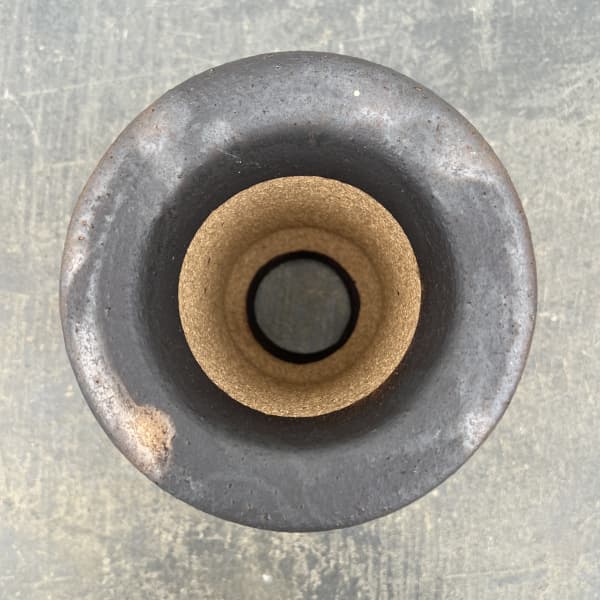 信楽焼き：万山オモト 4号（直径約12cm）