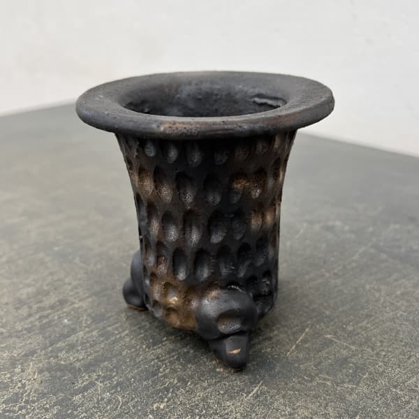 信楽焼き：万山オモト 3.5号（直径約9.5cm）