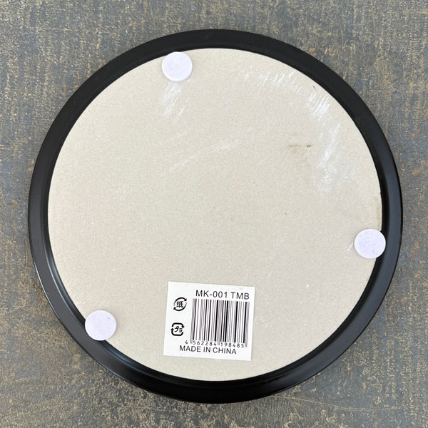 ソーサー（受け皿）：受皿黒マットSS（直径約13cm）MK-001TMB
