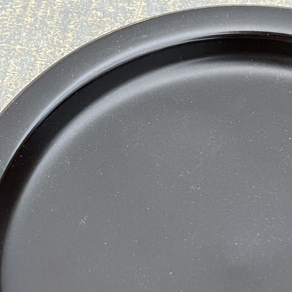ソーサー（受け皿）：受皿黒マットSS（直径約13cm）MK-001TMB