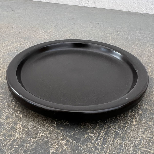 ソーサー（受け皿）：受皿黒マットSS（直径約13cm）MK-001TMB