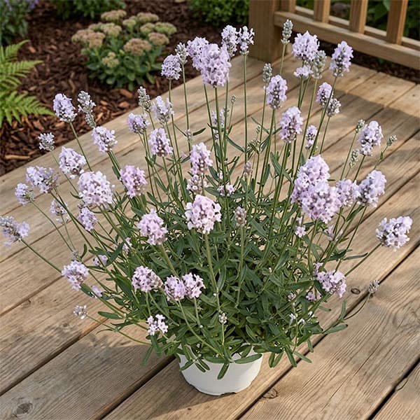 [春の鉢花予約]イングリッシュラベンダー：ももか5号鉢植え