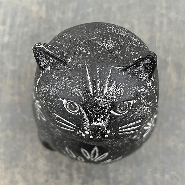 オブジェ(ねこ)(11131)(高さ12.8cm)