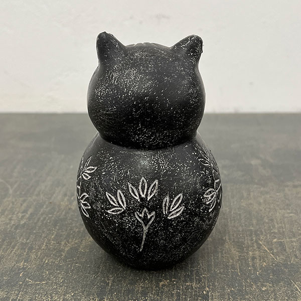 オブジェ(ねこ)(11131)(高さ12.8cm)