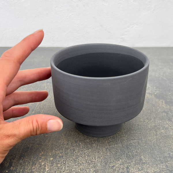 花脊（はなせ）黒S（直径9.8ｃｍ）・鉢のみ