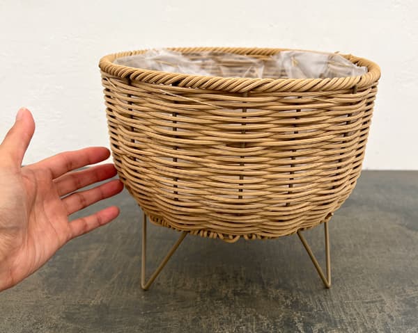 クルブ:スタンド L/ベージュ/PB05BG(直径25cm、高さ22cm)
