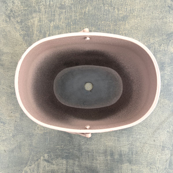 アイリスパターンバスケットBE / ベージュ(FC066BE)幅28.5cm、高さ14.5cm