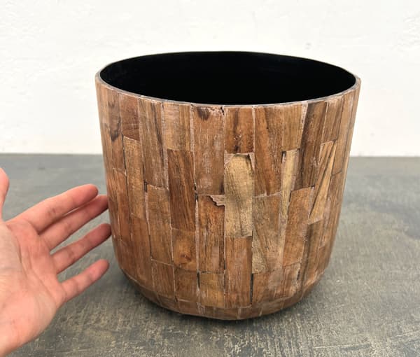 FLアイアンウッドアールポット(直径約19cm)