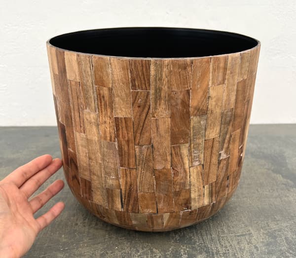 FLアイアンウッドアールポット(直径約25cm)