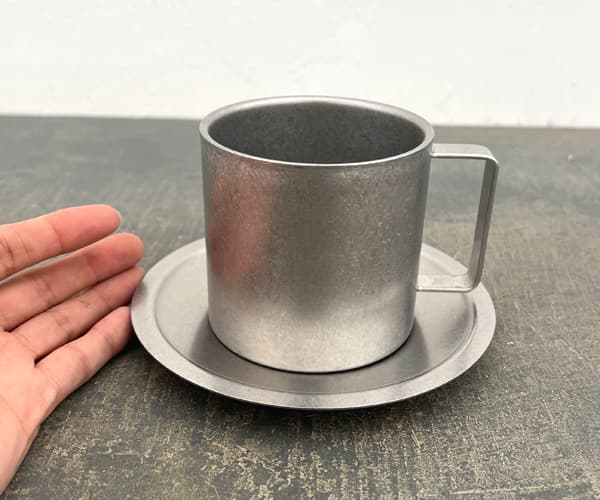 SSDWボタニカルストレートカップ ポット&ソーサー(幅10cm、奥行8cm)