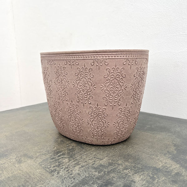 アイリスパターンオーバルハイBE / ベージュ(FC067BE)幅30.5cm、高さ22.0cm