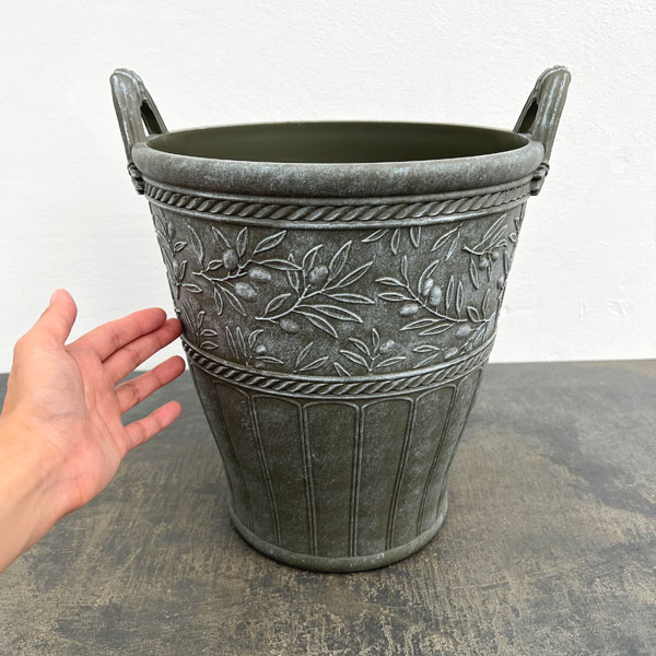 アンダルシアオリーブトールL-KH / カーキ(FC072KH)高さ29cm、直径24cm