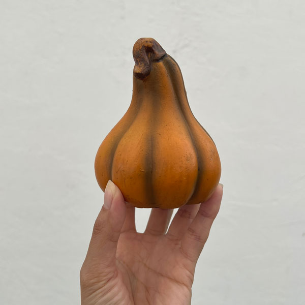パンプキンオブジェ03(HG17)高さ10.5cm