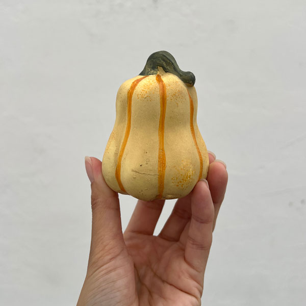 パンプキンオブジェB-YE / イエロー（HG20YE）高さ8.5cm