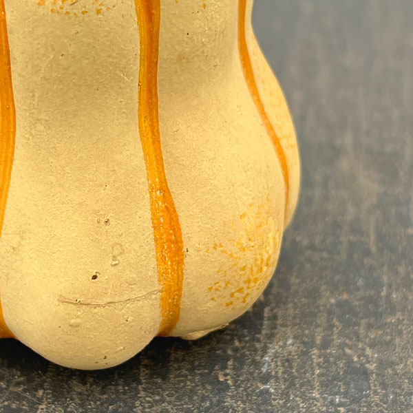 パンプキンオブジェB-YE / イエロー（HG20YE）高さ8.5cm