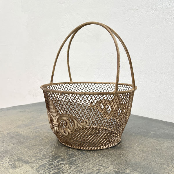 シャルムメッシュバスケットA (Sサイズ)直径22.5cm、高さ13.5cm