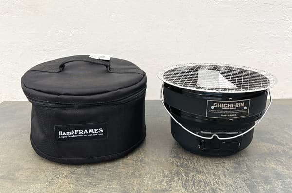 SHICHIRIN ROUND:七輪ラウンド型本体・専用ストレージバッグのセット