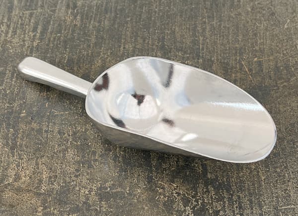アルミスコップ丸型 Sサイズ(18.7×6×4cm)