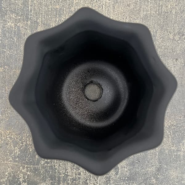 ルーアン:黒S(直径約10.5cm)・皿付き