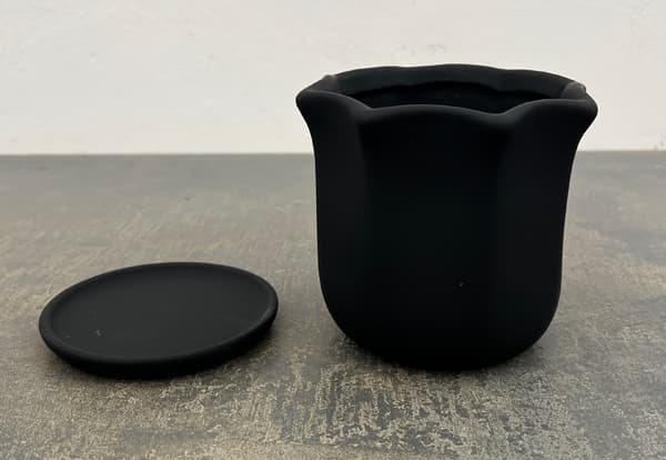 ルーアン:黒M(直径約12.5cm)・皿付き
