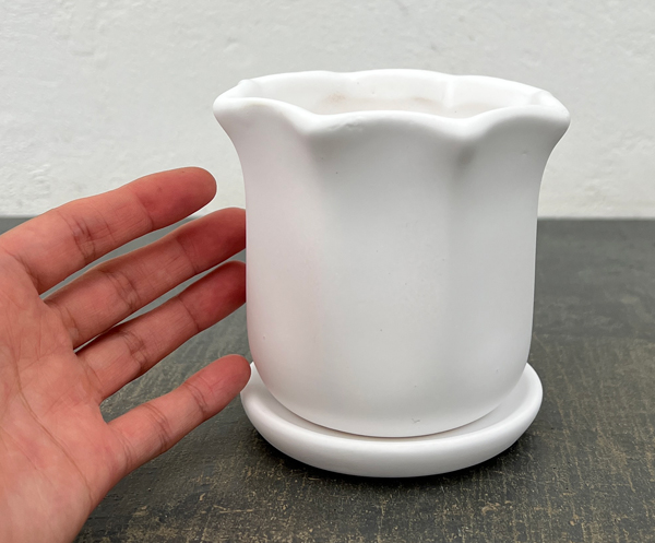 ルーアン:白S(直径約10.5cm)・皿付き