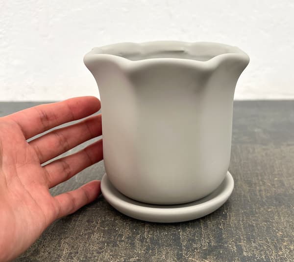 ルーアン:ベージュS(直径約10.5cm)・皿付き