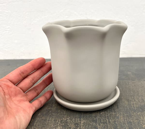 ルーアン:ベージュM(直径約12.5cm)・皿付き