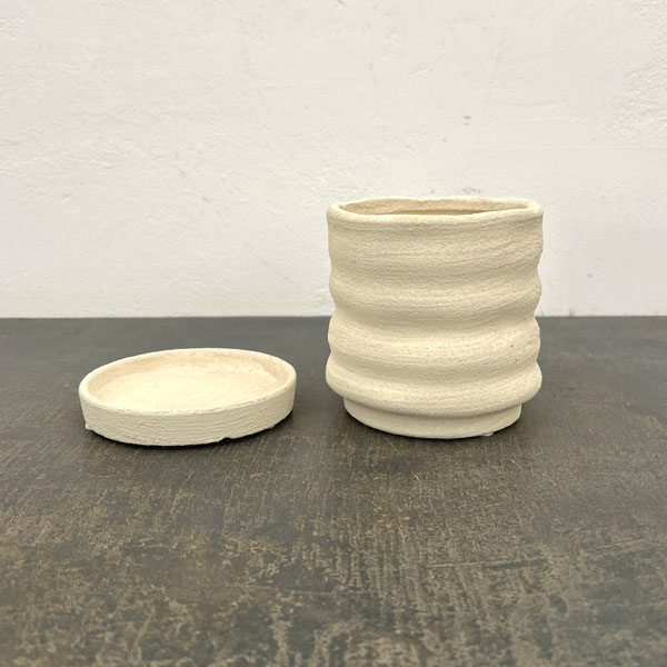 ピサロ:白マットS(直径約11cm)・受け皿付