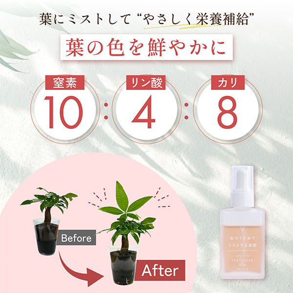 水でうすめてミストする液肥 無機タイプ 25ml